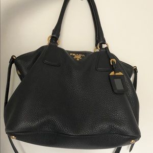 Prada Black Leather Handbag